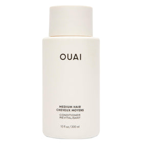 OUAI medium conditioner front packaging showing clean design and product benefits