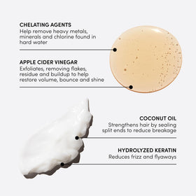 OUAI medium conditioner tube label visible for ingredient clarity