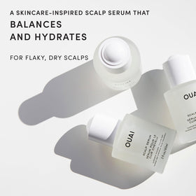OUAI dropper releasing serum highlighting lightweight texture and absorption