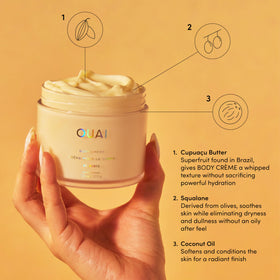 OUAI hair and body mist pump detail highlighting easy spritz application