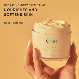 ouai open jar whipped texture close-up, lightweight moisturizing feel