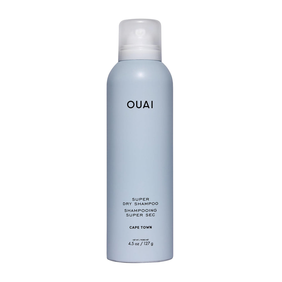 OUAI front packaging showing volumizing dry shampoo for quick refresh