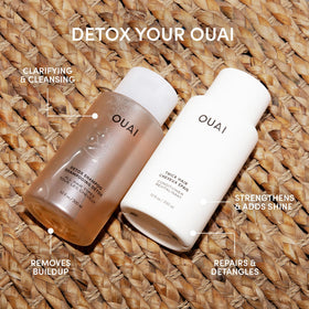 OUAI Thick Conditioner tube front highlighting rich moisturizing formula