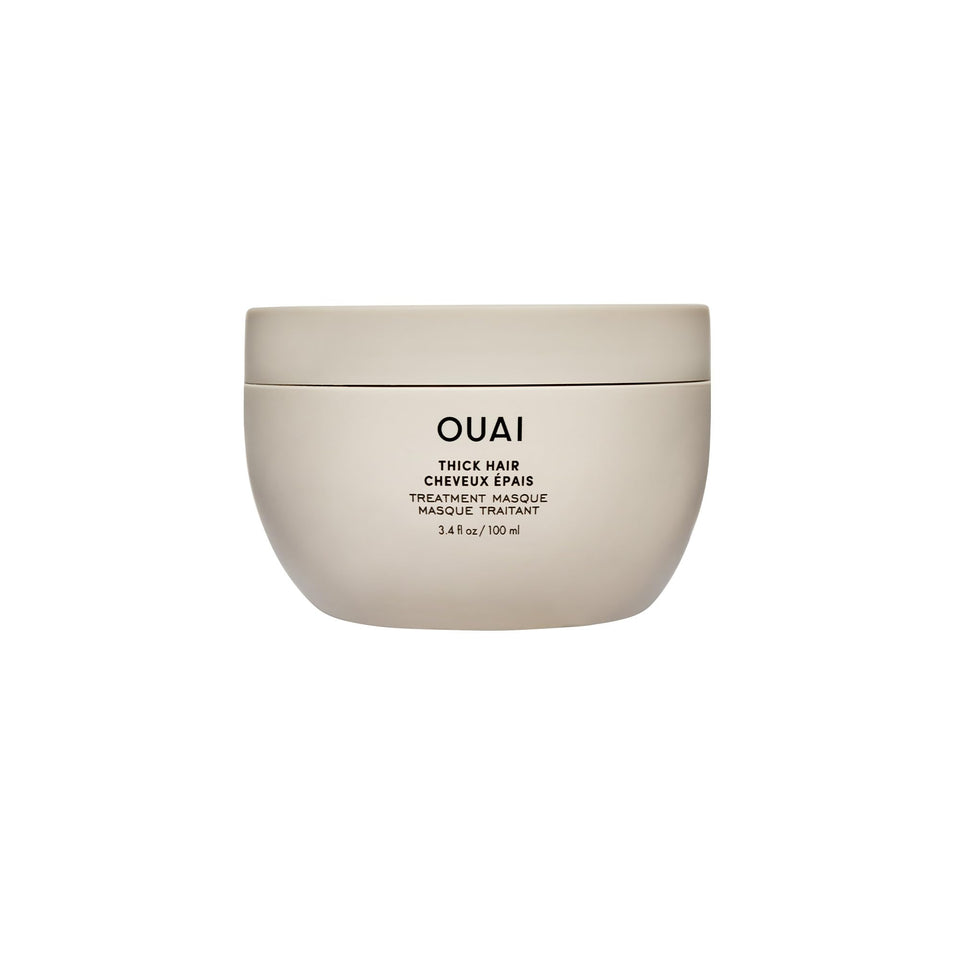 OUAI front tub label showing product name and size for quick identification and benefit