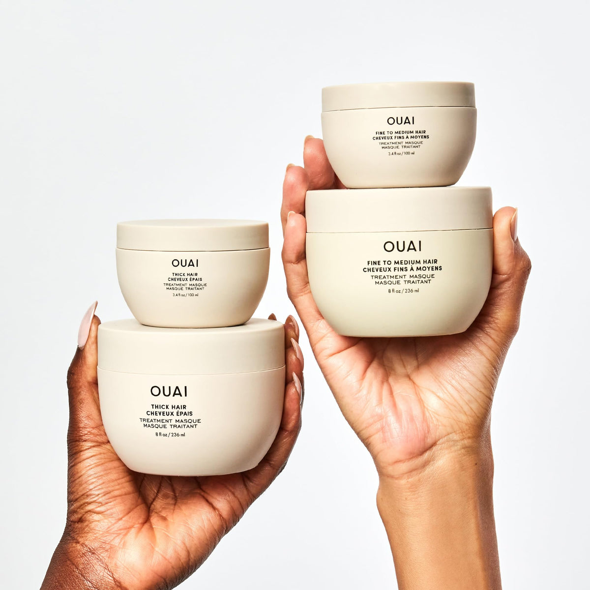 OUAI tub on a bathroom shelf in a lifestyle scene suggesting effortless routine upgrade