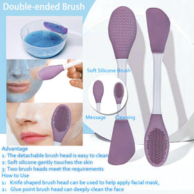 Ouhans double-ended silicone brush detail for precise application