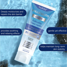 OUHENGTEK scalp application demonstration illustrating targeted soothing action