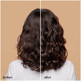 ouidad rake and shake application demo illustrating even coverage and enhanced curl formation