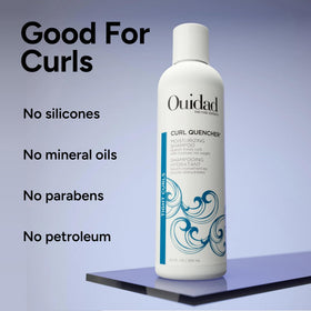 Ouidad before and after on tight curls showing improved definition