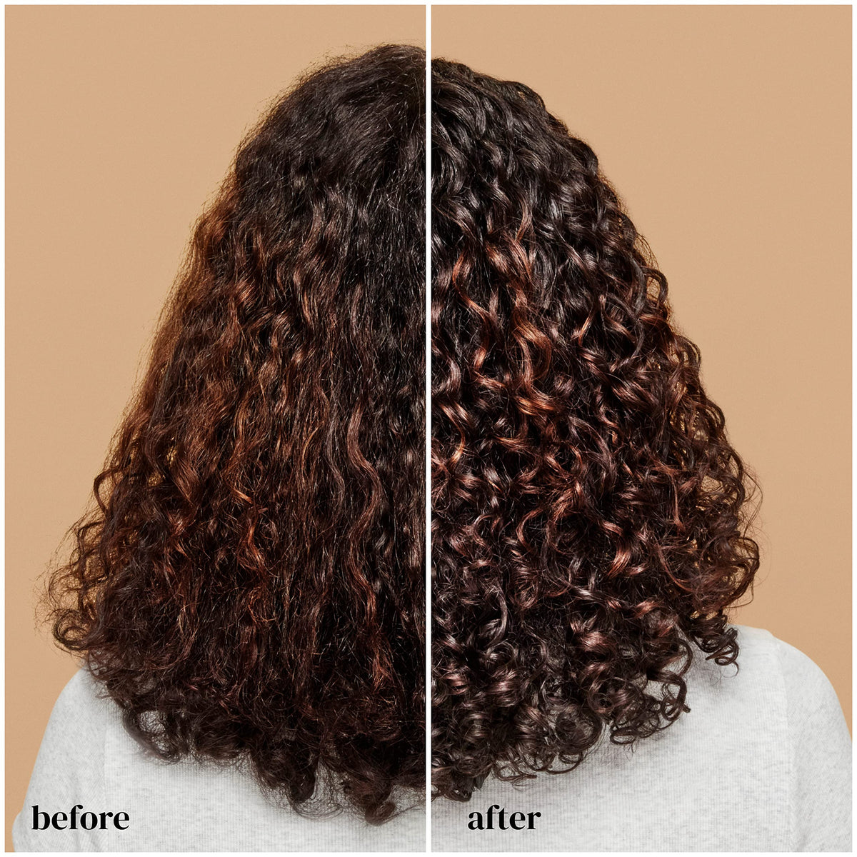 Ouidad cream on palms demonstrating easy application and even distribution