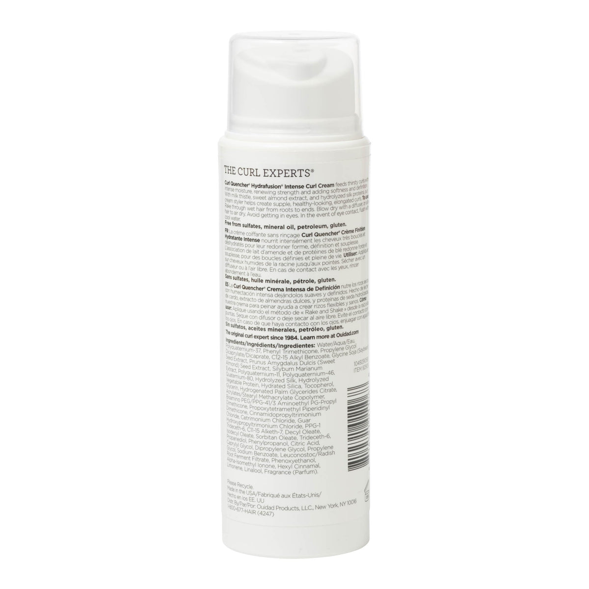 Ouidad cream texture closeup highlighting rich consistency and visible moisture benefits