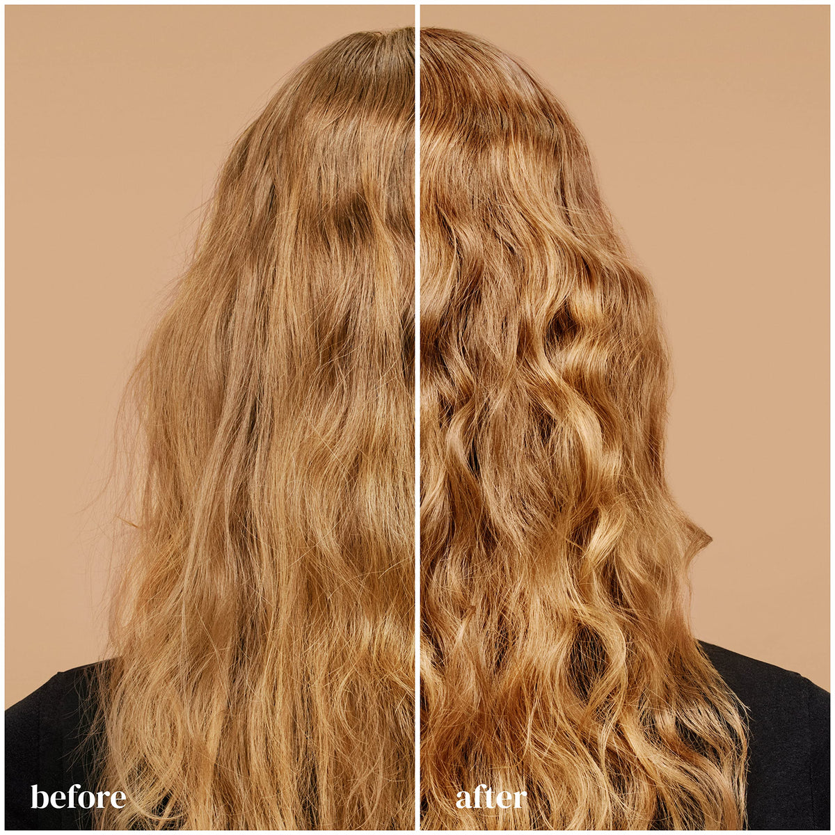 Ouidad being diffused to show faster drying and enhanced curl shape