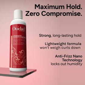 Ouidad styling with diffuser showing enhanced curl shape