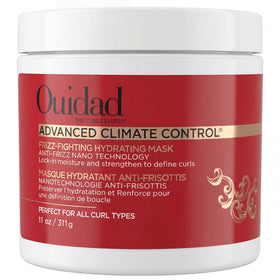 Ouidad front packaging 11oz jar showing brand and product for salon-quality frizz control