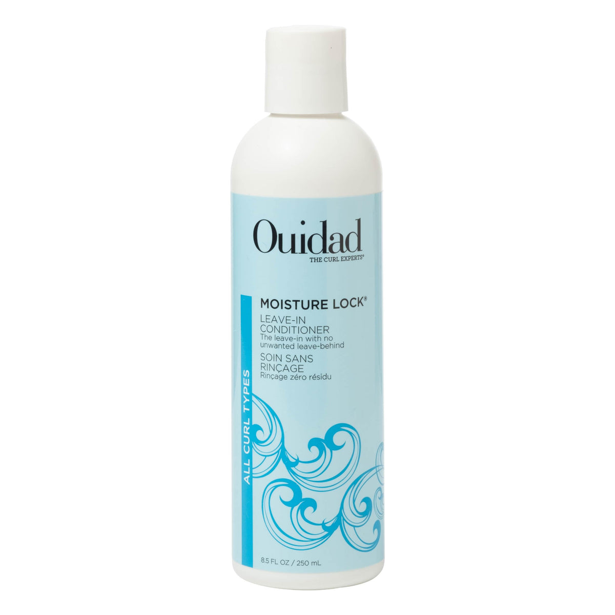 Ouidad front packaging 8.5 fl oz showing bottle and branding for curl hydration