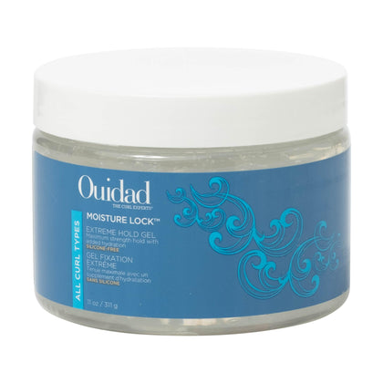 Ouidad front packaging showing product and benefits for long-lasting hold