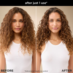 ouidad applying mask in hand demonstrating slip and coverage benefit