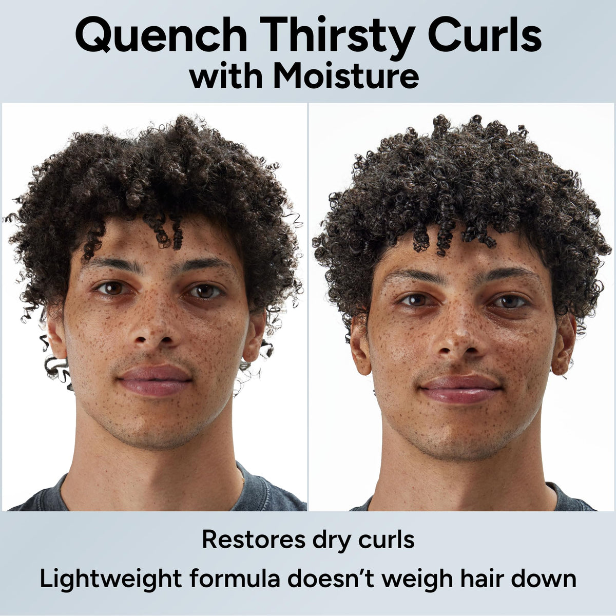 Ouidad shampoo texture creating gentle lather to hydrate curls