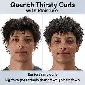 Ouidad shampoo texture creating gentle lather to hydrate curls