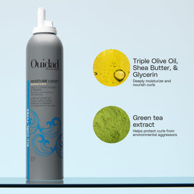 Ouidad whipped texture close-up showing creamy hydration for curls