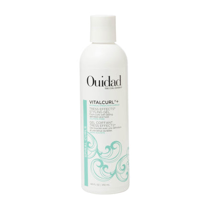 Ouidad front packaging showing bottle and product name, clear benefit of strong hold