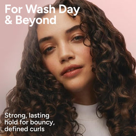Ouidad Botanical Omega 3-6-9 visual featuring chia and camellia to show nourishing benefit