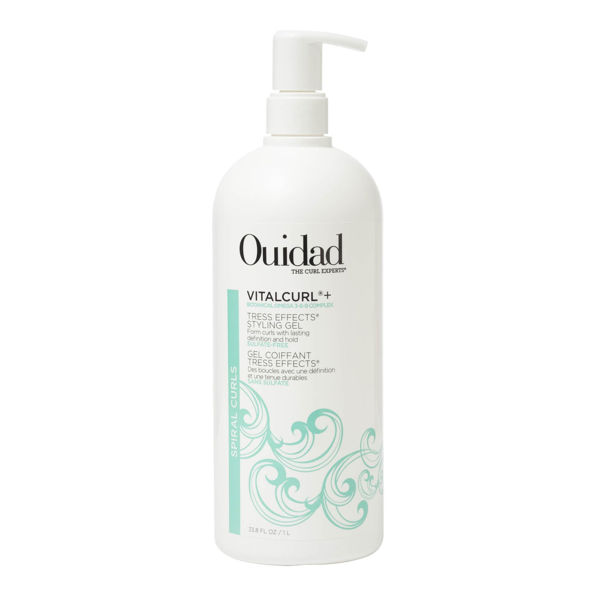 Ouidad front packaging showing product and size benefits