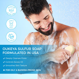 OUKEYA ingredient panel label detailing active ingredients