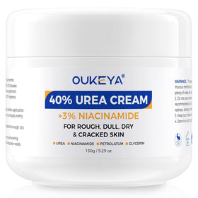 OUKEYA front jar display showing product and clear purpose for intense hydration