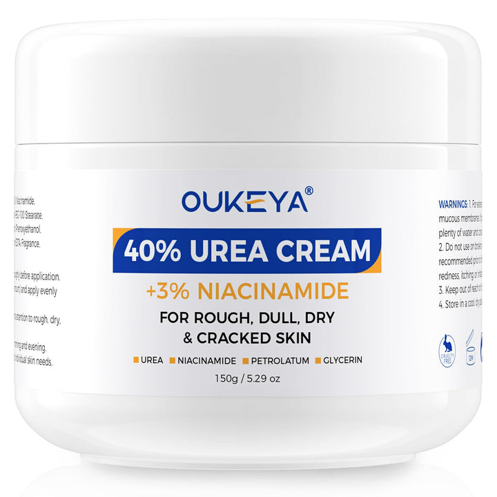 OUKEYA front jar display showing product and clear purpose for intense hydration