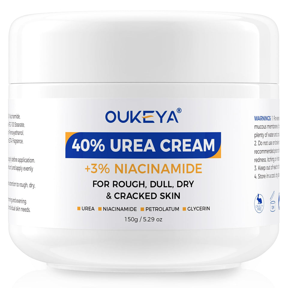 OUKEYA front jar display showing product and clear purpose for intense hydration