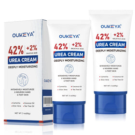 OUKEYA front packaging showing 3 oz tube and clear product branding benefits