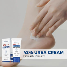 OUKEYA open tube texture close-up showing rich cream for deep hydration benefit