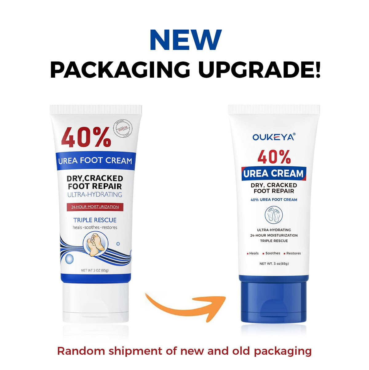 OUKEYA two tubes side by side showing 2-pack value and extended treatment