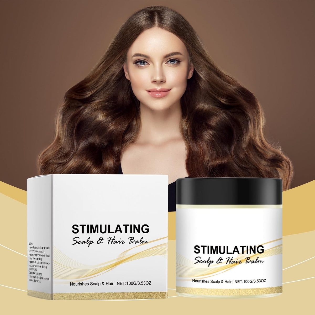 OUKPANE applying balm to scalp demonstrating targeted hydration
