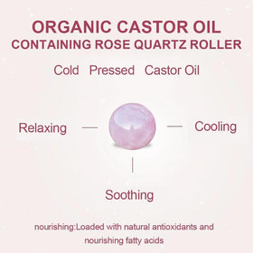 OUKPANE rose quartz stone detail conveying cooling massage benefit