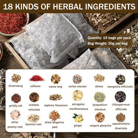 OULIGET close-up of whole dried herbs illustrating natural ingredients