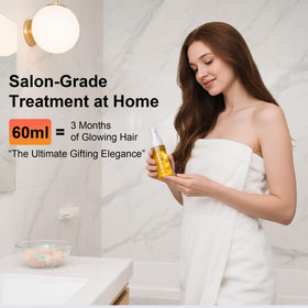 Oumigiz in a gift box lifestyle scene showing fragrance card and packaging benefit: premium present