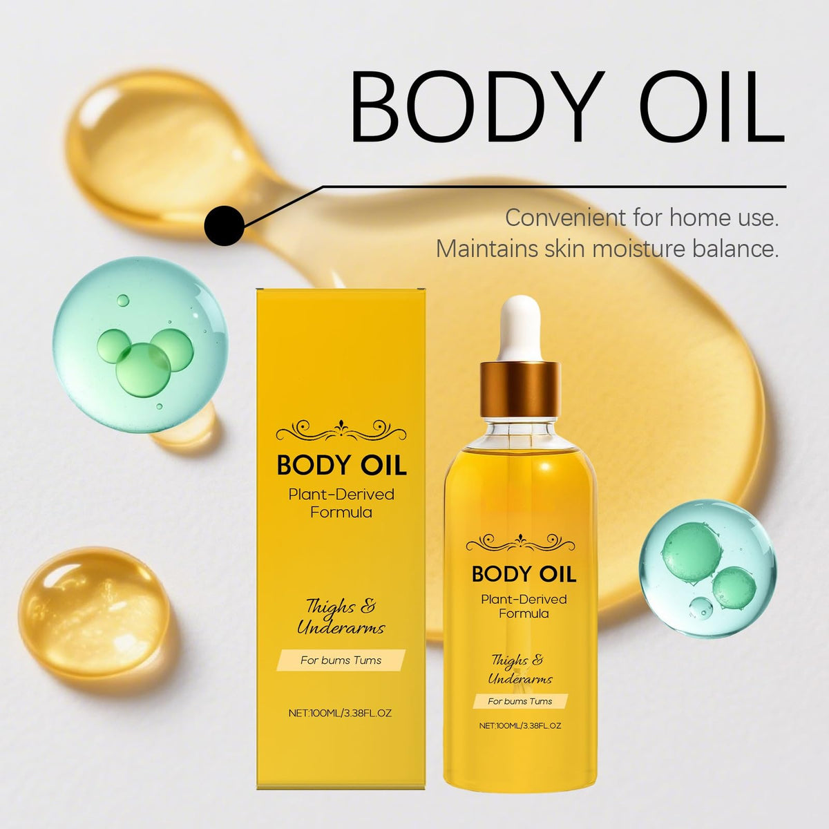 OUKPANE oil texture drop on fingertip showing lightweight absorption benefit