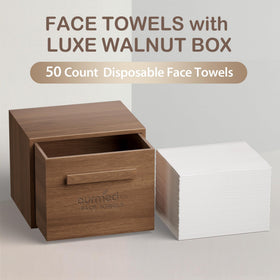 Ourmed Life open lid revealing stacked towels for quick hygienic access benefit