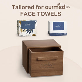 Ourmed Life underside view showing non-slip pads for stable countertop placement benefit