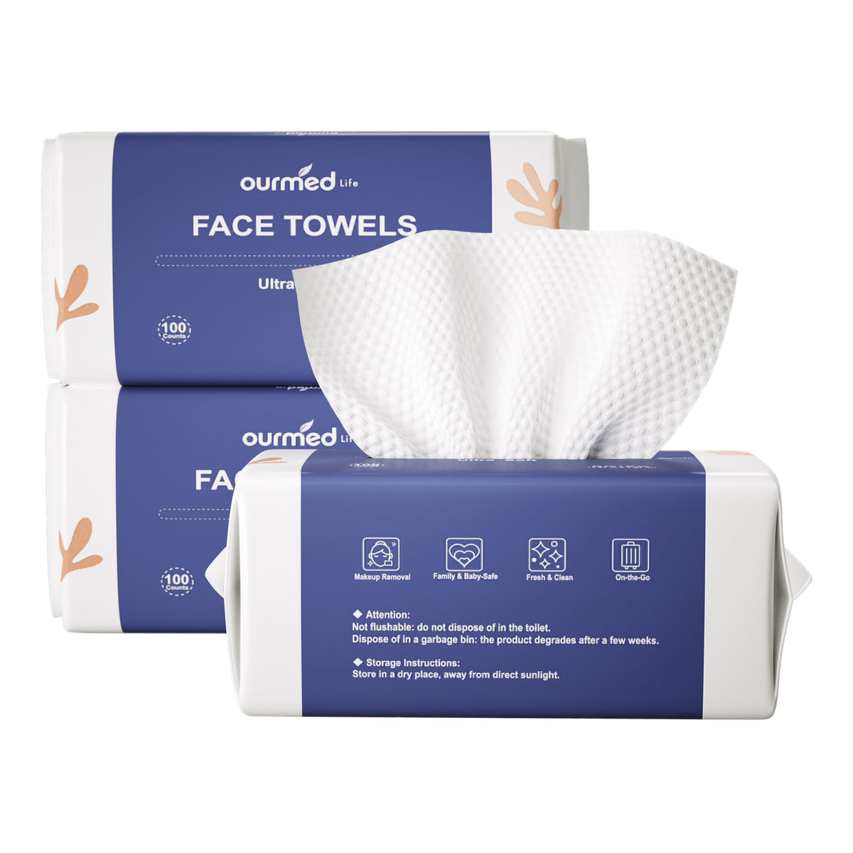 ourmed life front packaging showing 300-count and benefits