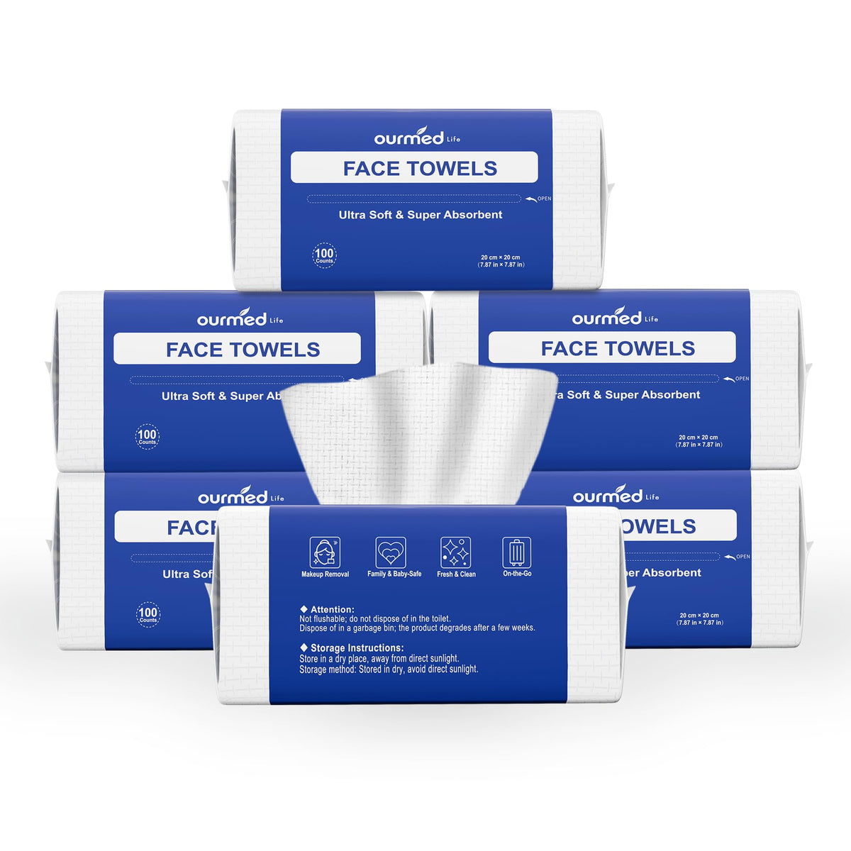ourmed life front packaging showing 600-count and features for quick identification