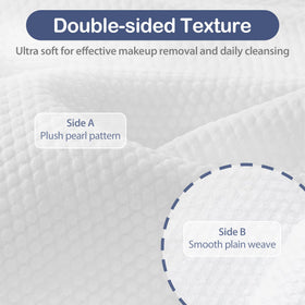 Ourmed Life towel removing makeup from eye area gently and effectively