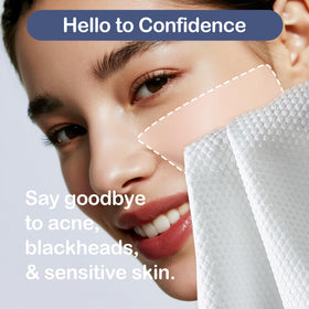 Ourmed Life product label highlighting plant-based fibers and lint-free feature