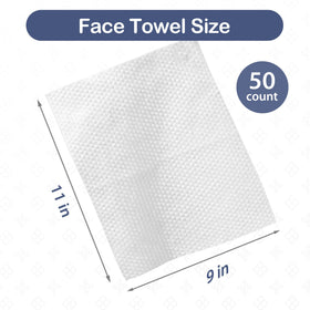Ourmed Life towels on bathroom vanity illustrating convenient daily skincare use