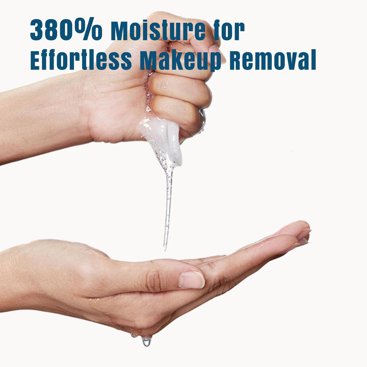 ourmed life nighttime routine scene portraying gentle makeup removal