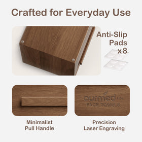 Ourmed Life packaged product with 50 towels showing biodegradable supply ready for use benefit