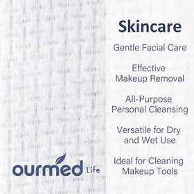 ourmed life texture close-up highlighting EF weave and gentle absorbency