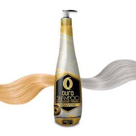 OURO front bottle showing product and size for long-lasting toning